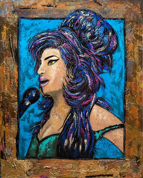 Ode aan Amy Winehouse van Christel De Buyser