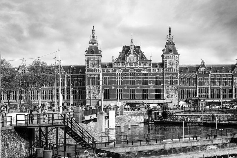 Gare centrale d'Amsterdam par Elles Rijsdijk