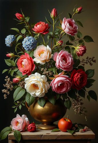 Still life with flowers.