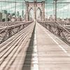 NEW YORK CITY Brooklyn Bridge | urban vintage style by Melanie Viola