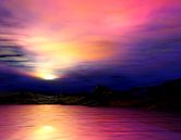 Farben des Sonnenuntergangs von Angel Estevez Miniaturansicht