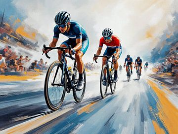 Wielrennen: demarreren van Rix Art