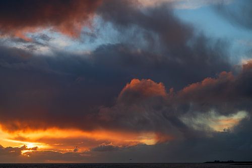 Depressie aan de waddenkust