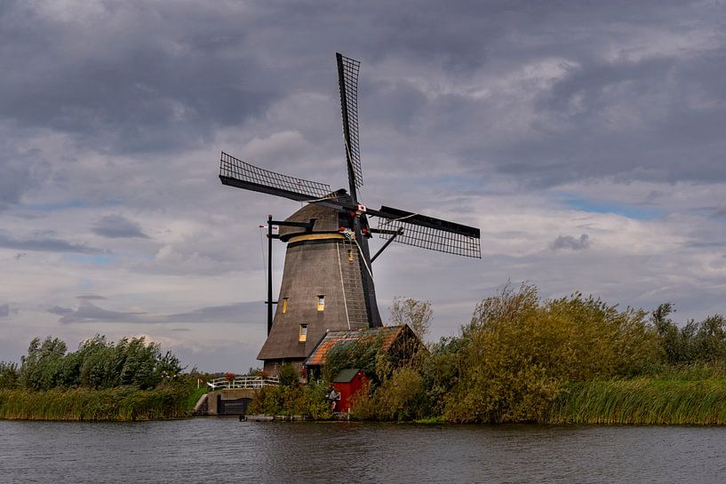 Mühle am Wasser von Lieke van Grinsven van Aarle