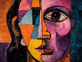 Ausdruck in kräftigen Farben von ARTEO Gemälde