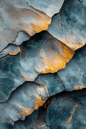 Natural Harmony in Stone and Gold