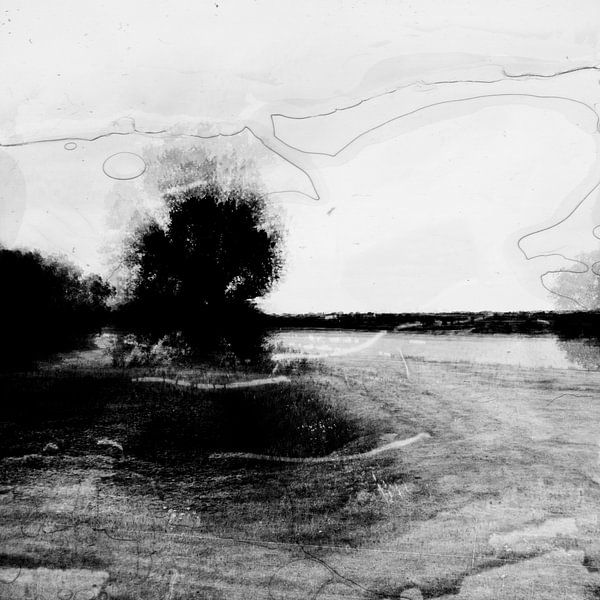 Zerstörte Landschaft #02 von Peter Baak