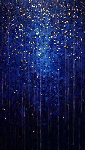 Golden Rain | Abstract Gold