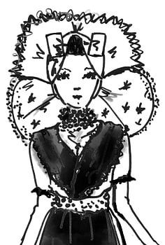 Zeeland girl in costume