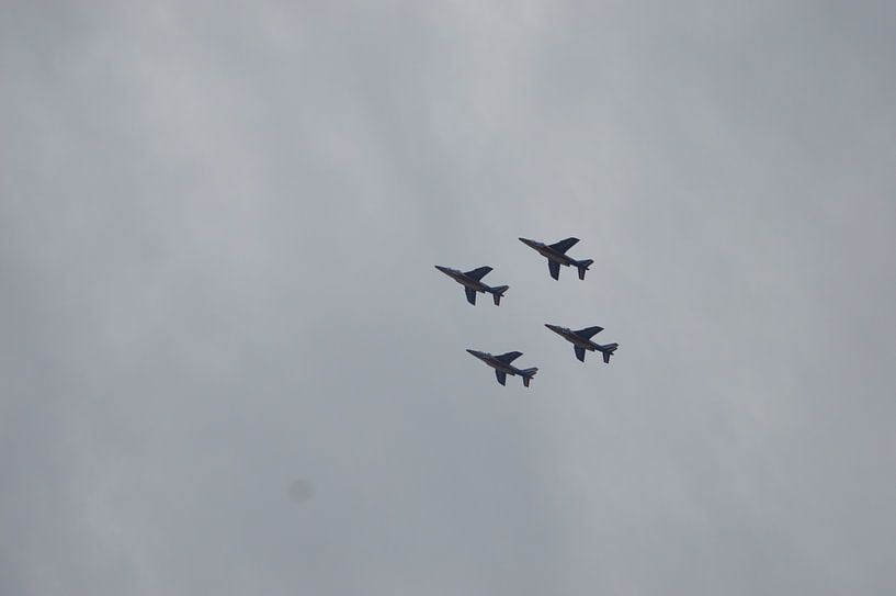 Vier jachtvliegen in de lucht von OHJA FOTOGRAFIE