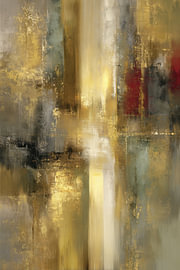 Tableau abstrait « Champagne » - Un salon plein de caractère sur Joriali Art abstrait