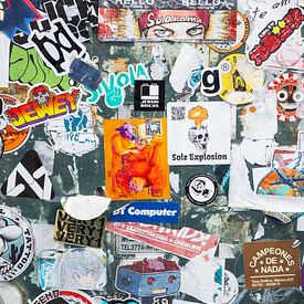 Sticker Art - Tokyo by Mariska Vereijken