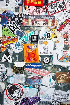 Sticker-Kunst – Tokio