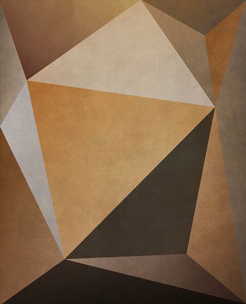 Interconnected triangles by Angel Estevez