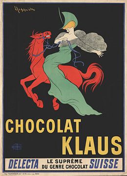 Leonetto Cappiello - Chocolat Klaus (1903) by Peter Balan