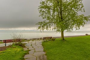 der Bodensee nach einem Gewitter