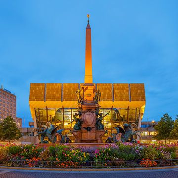 Fontaine de Mendebrunnen, Leipzig sur Henk Meijer Photography