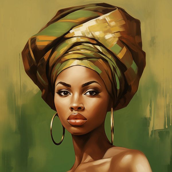 African woman by Black Coffee
