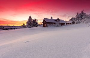 Sonnenuntergang in Norwegen von Rob Kints