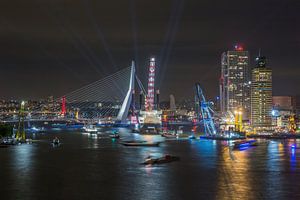 Feu d'artifice Journées mondiales Port 2016 à Rotterdam sur MS Fotografie | Marc van der Stelt