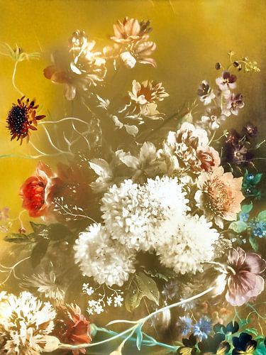 Retro bloemen