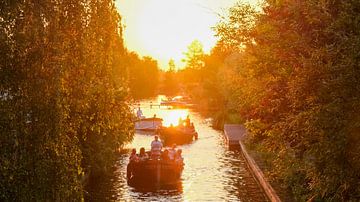 Boot, Bergse Plassen, Hilligersberg, Niederlande von themovingcloudsphotography