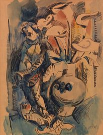 Max Pechstein, Still life of flowers with puto and calla, 1919 by Atelier Liesjes