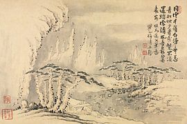 Mei Qing - Landschappen in verschillende stijlen naar oude meesters 10 (1690)