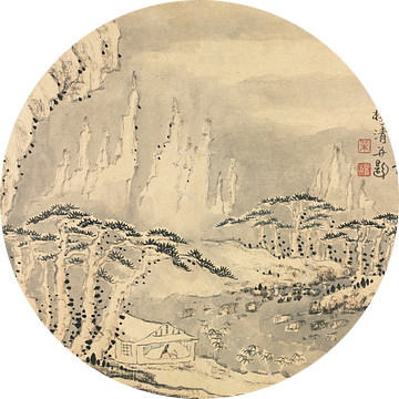 Mei Qing - Landschappen in verschillende stijlen naar oude meesters 10 (1690)