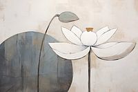 Japandi, Waterlelie abstract