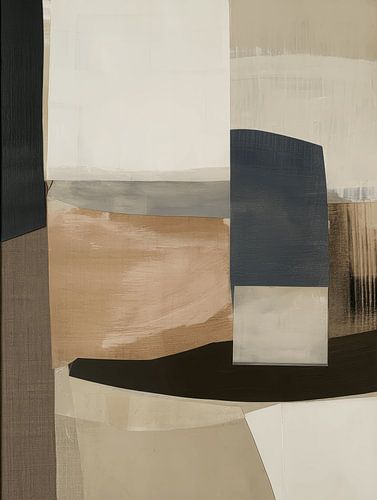 Collage in Japandi stijl