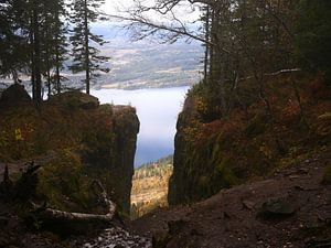 Mørkgonga kloof in Noorwegen
