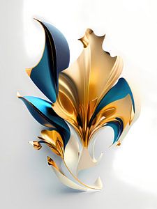Lelie Goud Blauw
