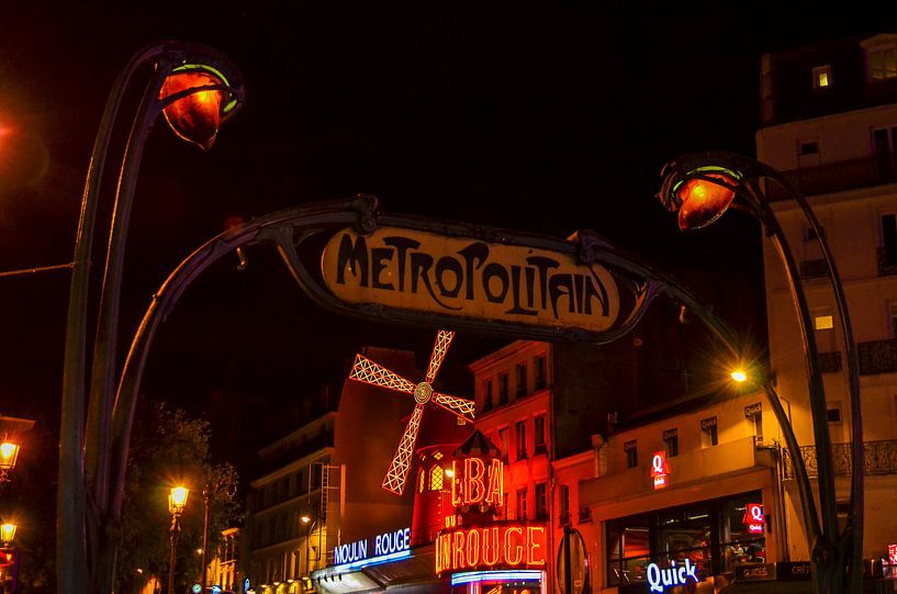 Métropolitain Moulin Rouge par Jaco Verheul
