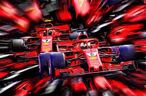 Teammates 2018 - Sebastian Vettel and Kimi Räikkönen
