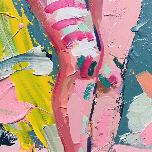 Abstrait moderne | Abstrait par Peintures accrocheuses