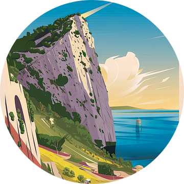 Gibraltar, Verenigd Koninkrijk. van Poster Art Shop