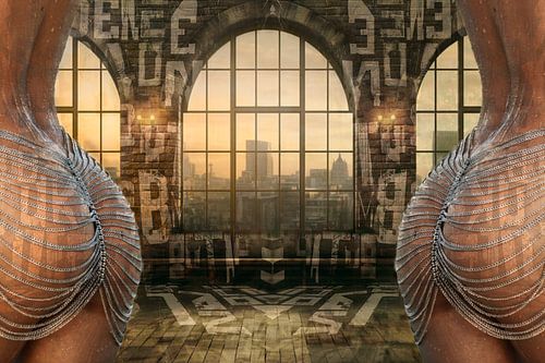 Verleiding bij Zonsondergang – Sensuele Fine Art van ArtWorks Saranda in t Veld