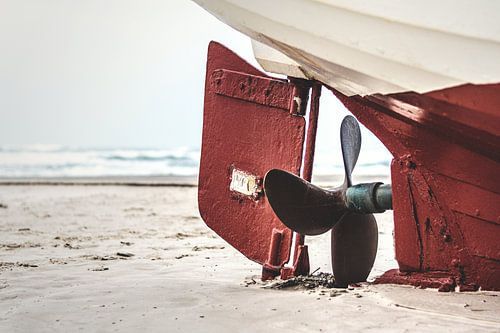 Schiffsschraube auf dem Strand