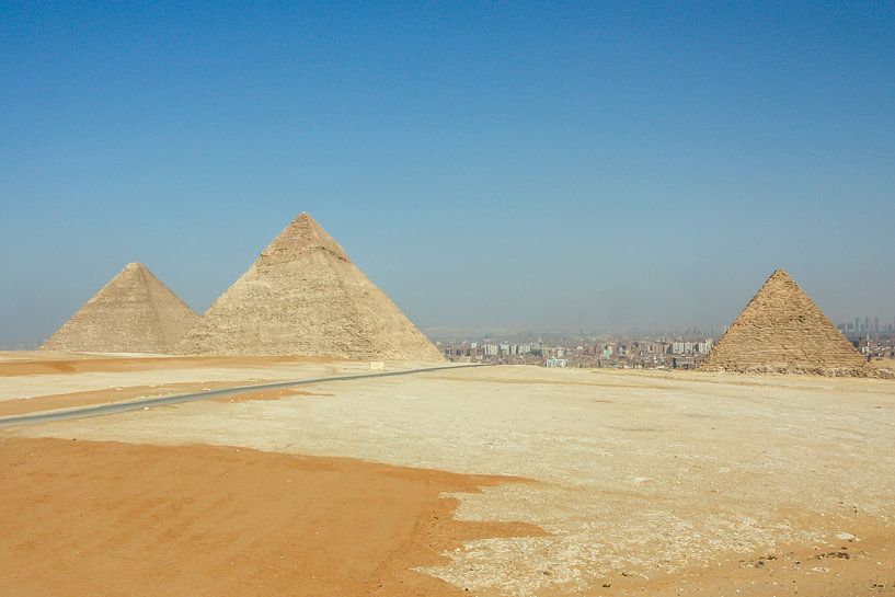 Die Pyramiden von Gizeh in Kairo, Ägypten von Marcel Alsemgeest