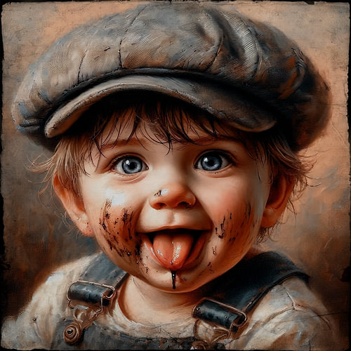 A little rascal! Children’s series!♥