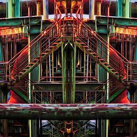Ventilatoren @ Landschaftspark Duisburg van Rob Boon