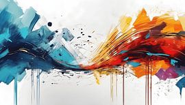 Malerei abstrakte Welle von WeLoveArt