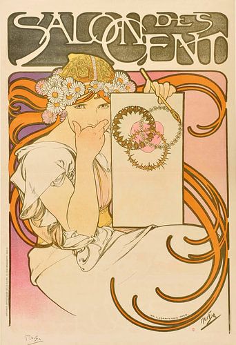 Salon des Cents (1897) by Alphonse Mucha