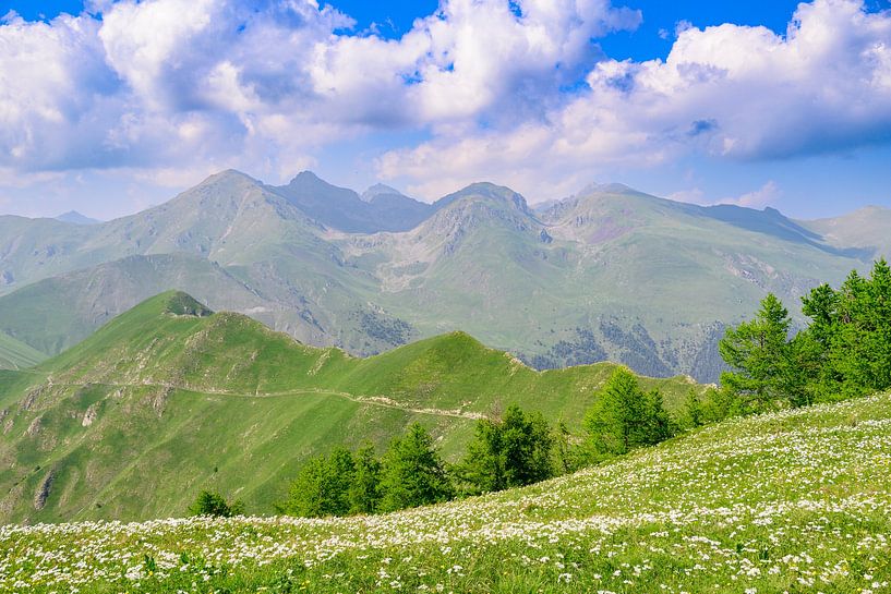 Paysage de montagne dans le Parc national du Mercantour dans les Alpes par Sjoerd van der Wal Photographie