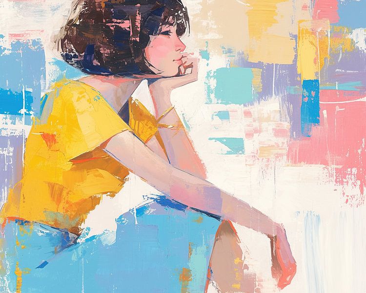 Peinture inspirée du PopArt par Caprices d'Art
