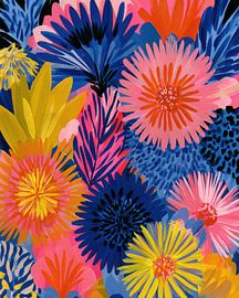 fleurs peintes