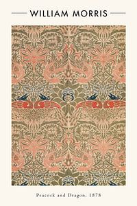 William Morris - Pfau und Drache II