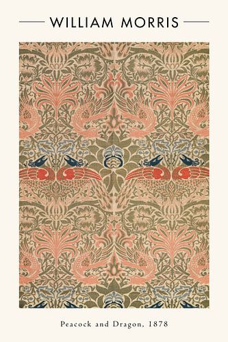 William Morris - Peacock And Dragon II