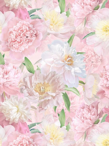 Hygge Peonies Garden by Floral Abstractions